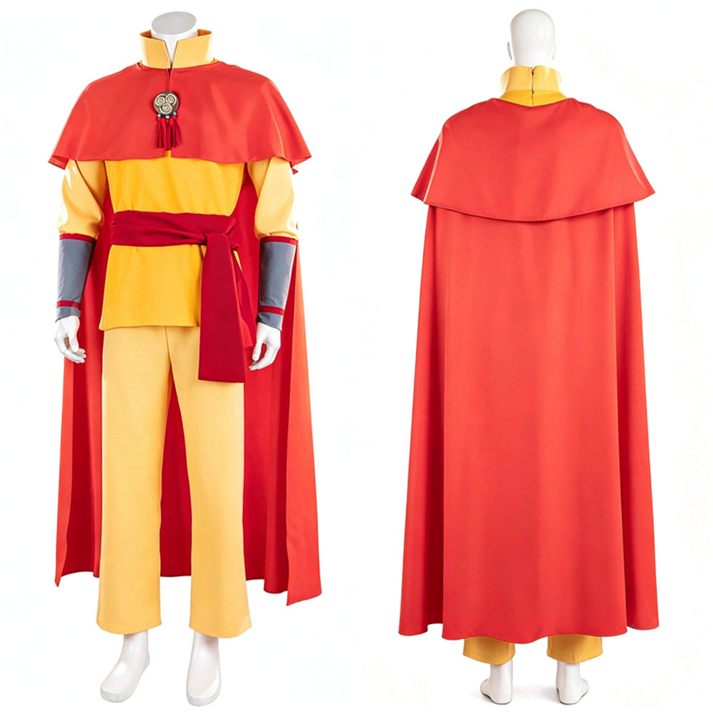Cosplay Costume Aang Avatar Aang: The Last Airbender(2026) Film Cosplay Tenue Jaune Homme