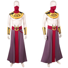Cosplay Costume Aang Avatar: The Last Airbender 2(2026) TV Cosplay Tenue Orange et Jaune Homme