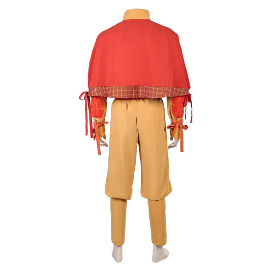 Cosplay Costume Aang Avatar: The Last Airbender 2(2026) TV Cosplay Tenue Orange et Jaune Homme