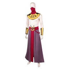 Cosplay Costume Aang Avatar: The Last Airbender 2(2026) TV Cosplay Tenue Orange et Jaune Homme