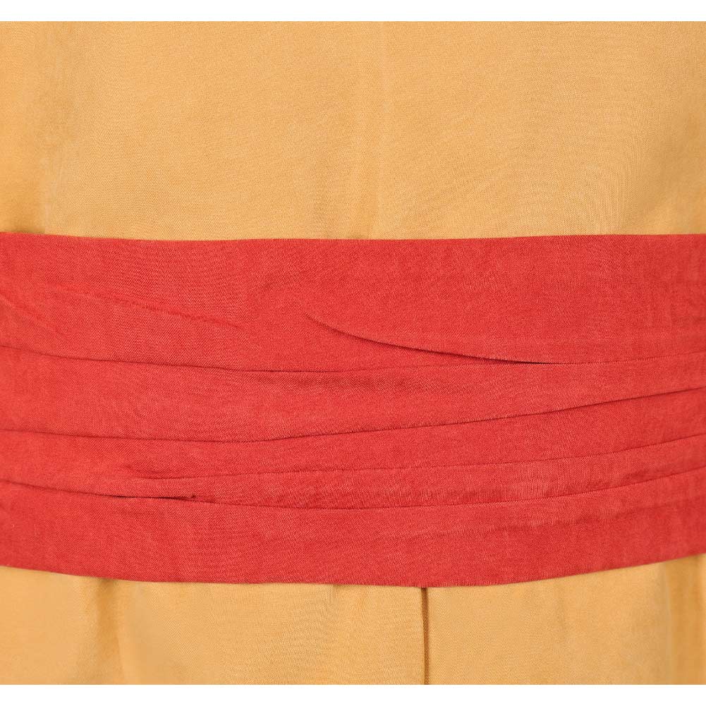 Cosplay Costume Aang Avatar: The Last Airbender 2(2026) TV Cosplay Tenue Orange et Jaune Homme