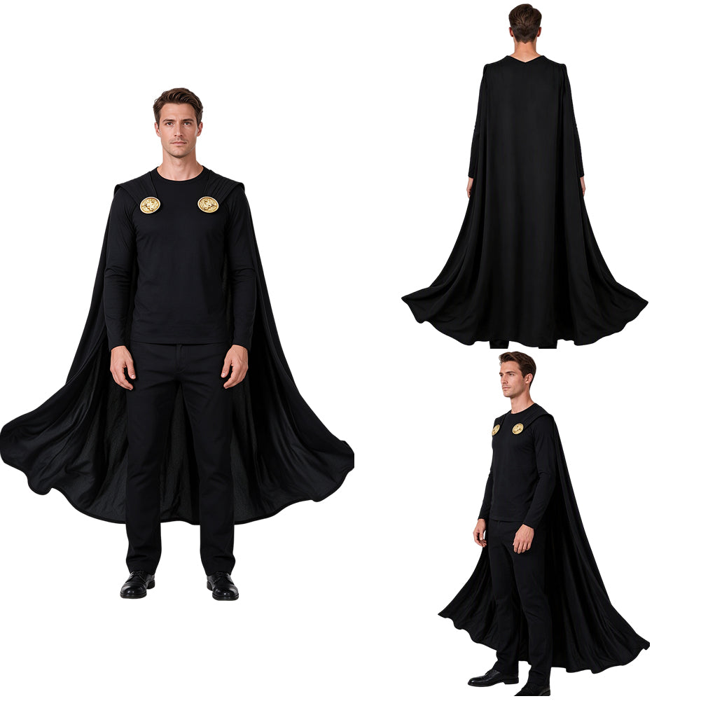 Cosplay Costume Agamemnon The Odyssey(2026) Film Cosplay Cape Noire Homme