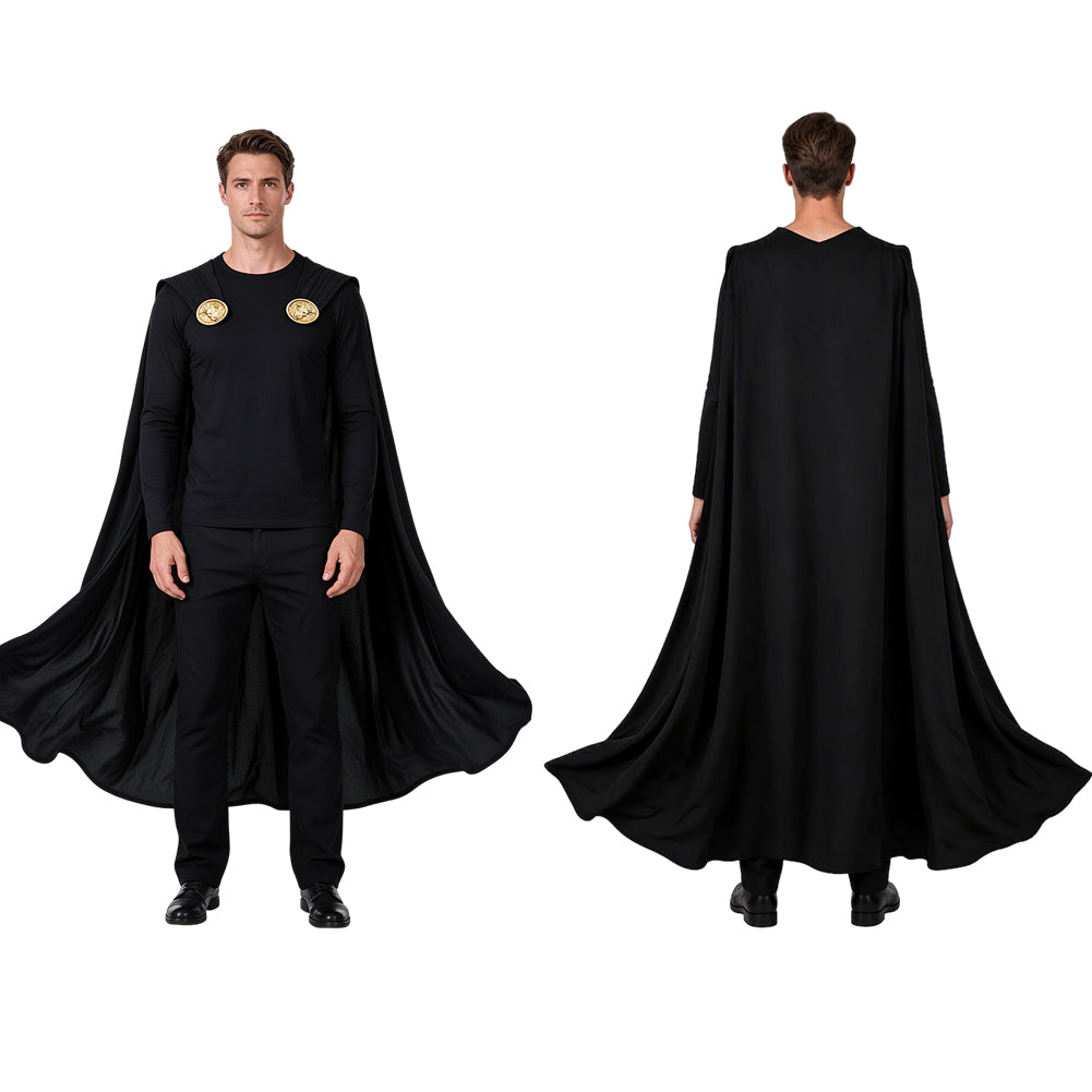 Cosplay Costume Agamemnon The Odyssey(2026) Film Cosplay Cape Noire Homme