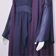 Cosplay Costume Agatha Harkness Wanda Vision TV Cosplay Robe Violette Femme