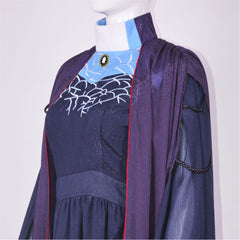 Cosplay Costume Agatha Harkness Wanda Vision TV Cosplay Robe Violette Femme