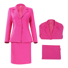Cosplay Costume Alice Billie À la Croisée des Mondes(2026) Film Cosplay Tenue Rose Femme