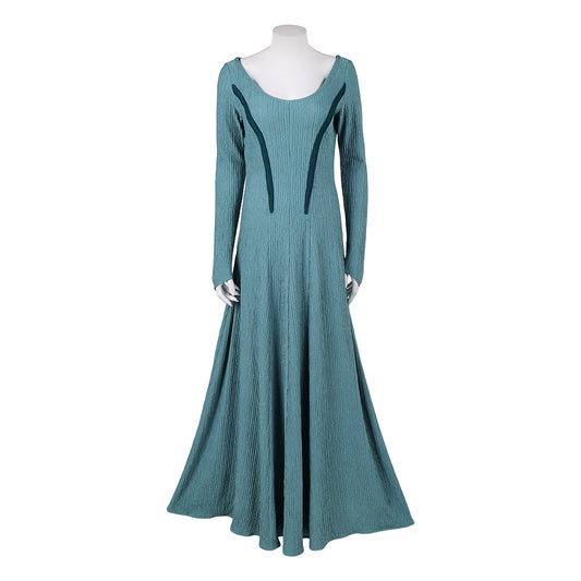 Cosplay Costume Alicent Hightower House of The Dragon 3(2026) TV Cosplay Robe Bleu-vert Femme