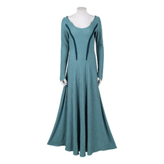 Cosplay Costume Alicent Hightower House of The Dragon 3(2026) TV Cosplay Robe Bleu-vert Femme