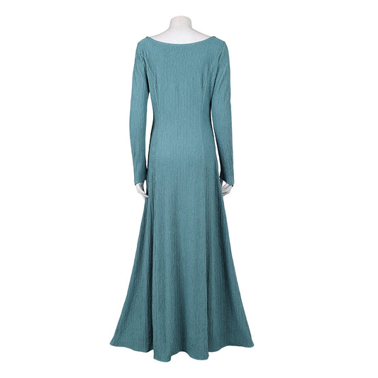 Cosplay Costume Alicent Hightower House of The Dragon 3(2026) TV Cosplay Robe Bleu-vert Femme