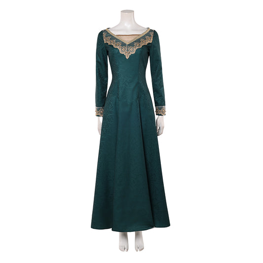 Cosplay Costume Alicent Hightower House of The Dragon 3(2026) TV Cosplay Robe Longue Cintrée Femme