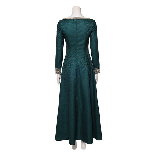 Cosplay Costume Alicent Hightower House of The Dragon 3(2026) TV Cosplay Robe Longue Cintrée Femme