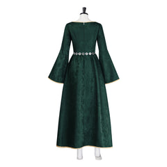 Cosplay Costume Alicent Hightower House of the Dragon 3(2026) TV Cosplay Robe Verte avec Chaîne de Taille Femme