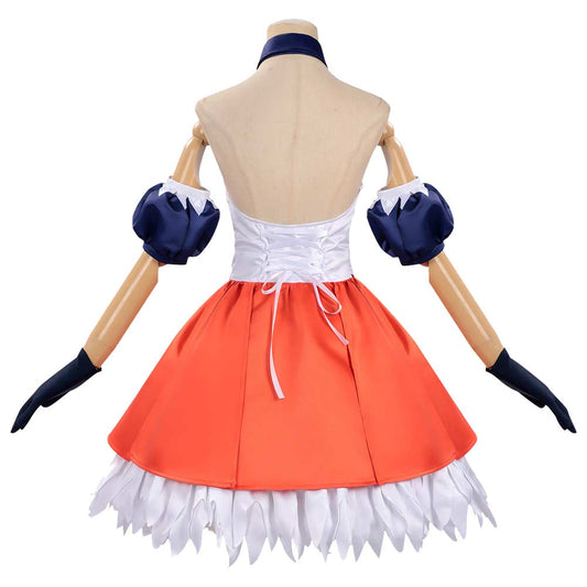 Cosplay Costume Alvitr Record of Ragnarok Anime Cosplay Robe Bleue Femme