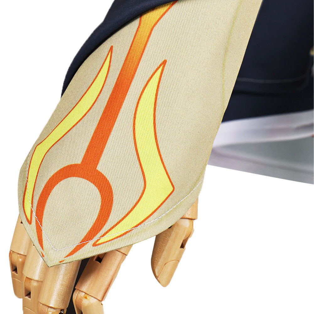 Cosplay Costume Anran Overwatch Jeu Cosplay Tenue Jaune Femme 