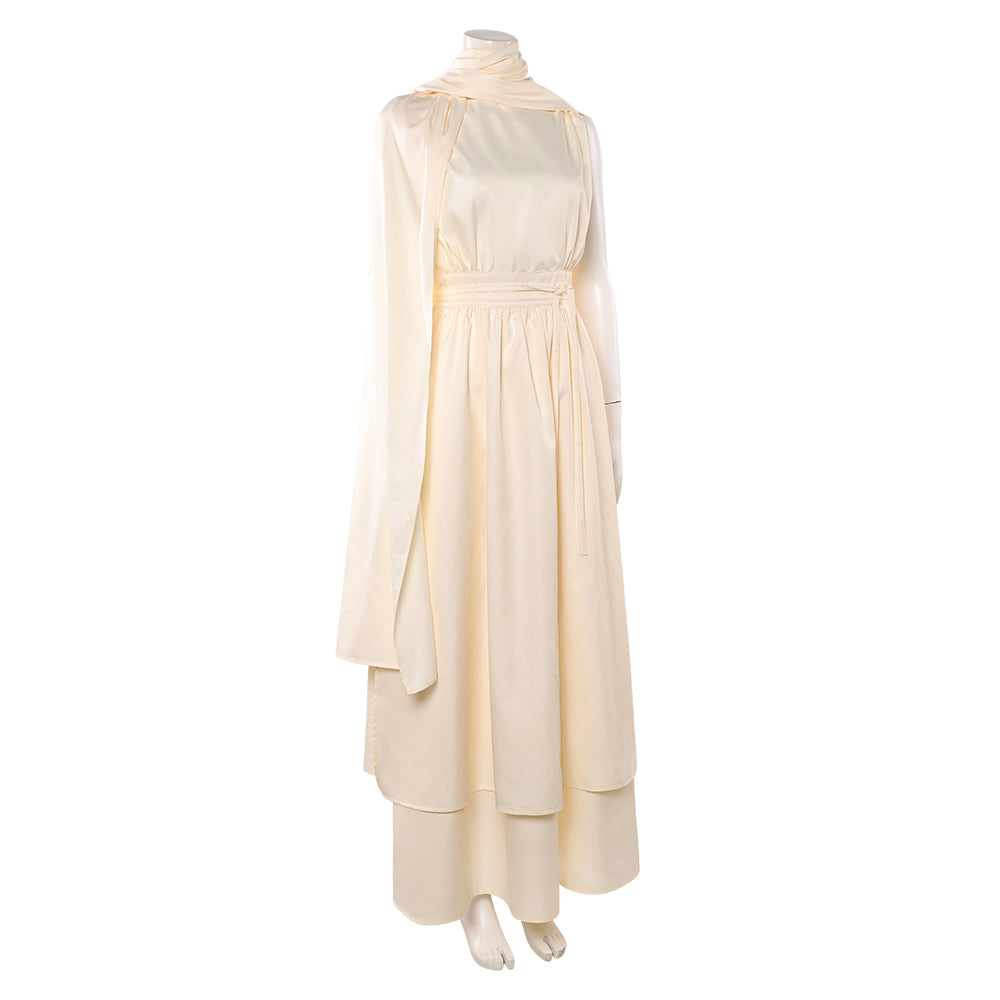 Cosplay Costume Athana The Odyssey(2026) Film Cosplay Robe Jaune Claire Femme