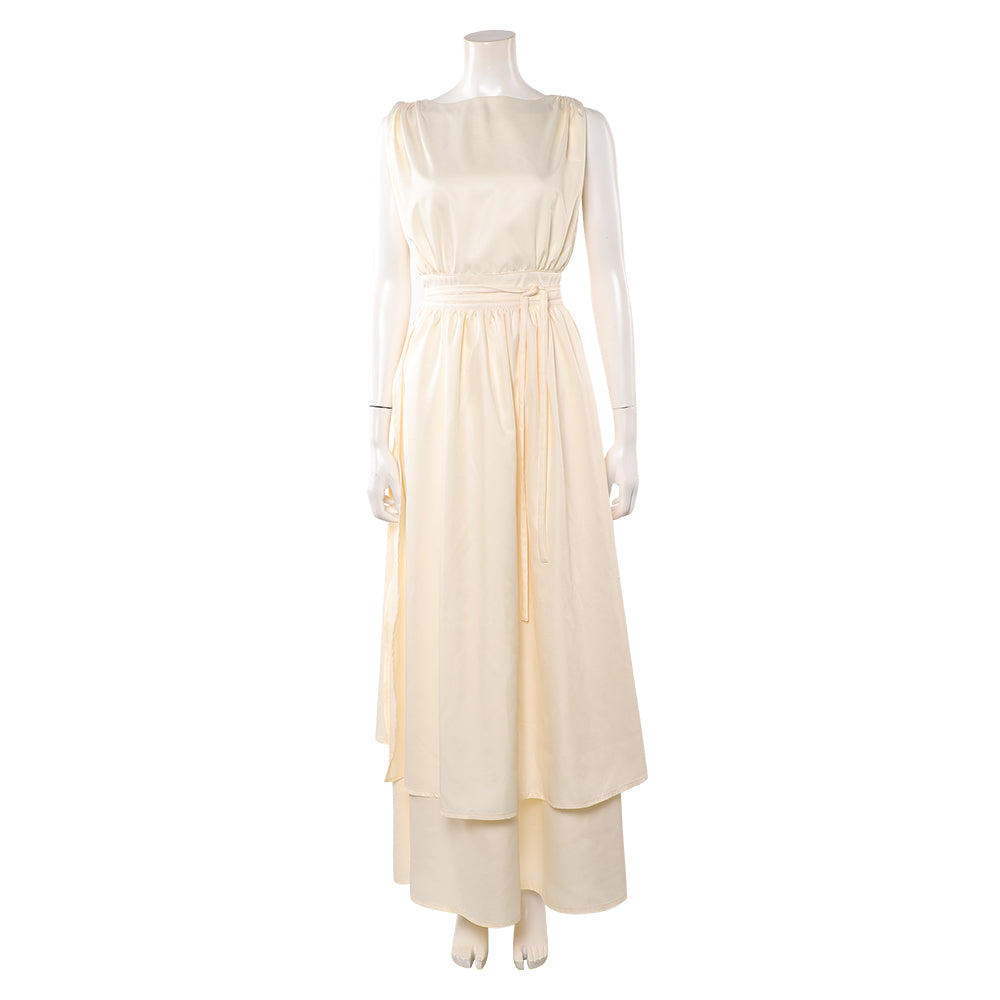 Cosplay Costume Athana The Odyssey(2026) Film Cosplay Robe Jaune Claire Femme