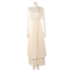 Cosplay Costume Athana The Odyssey(2026) Film Cosplay Robe Jaune Claire Femme