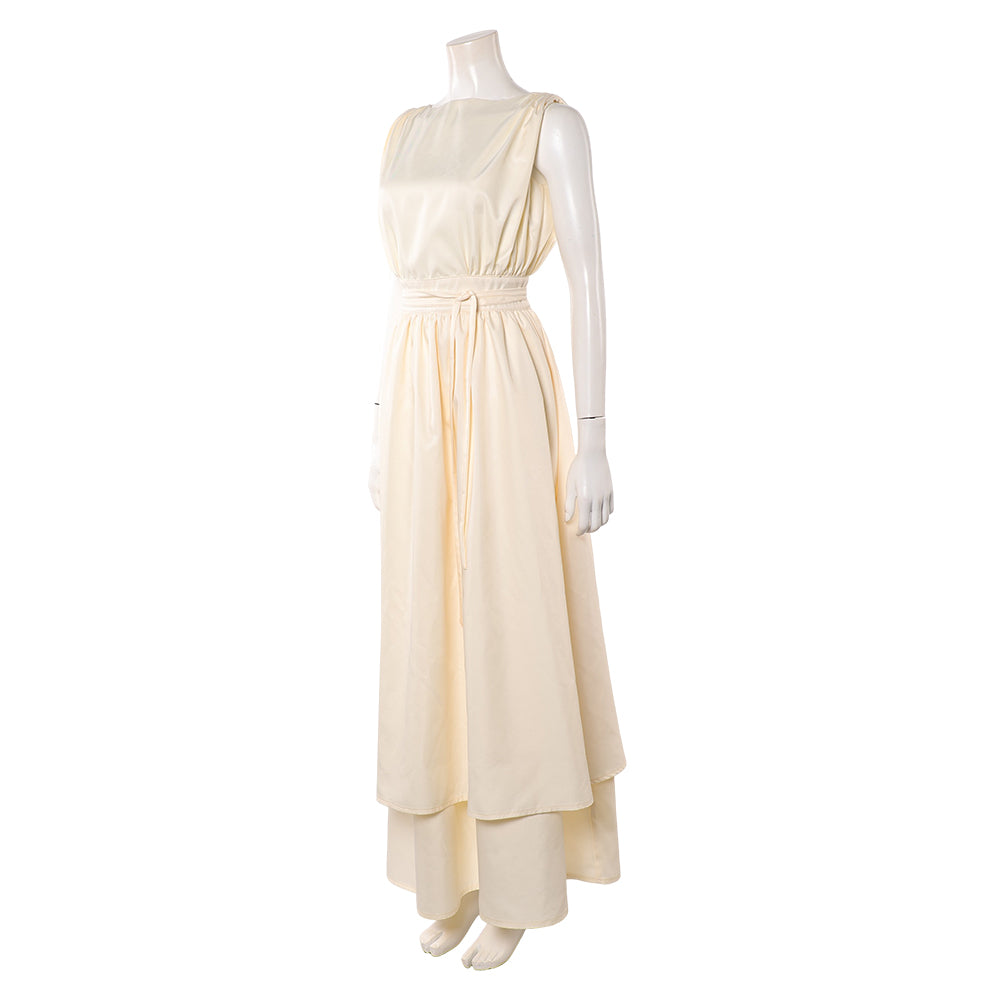 Cosplay Costume Athana The Odyssey(2026) Film Cosplay Robe Jaune Claire Femme