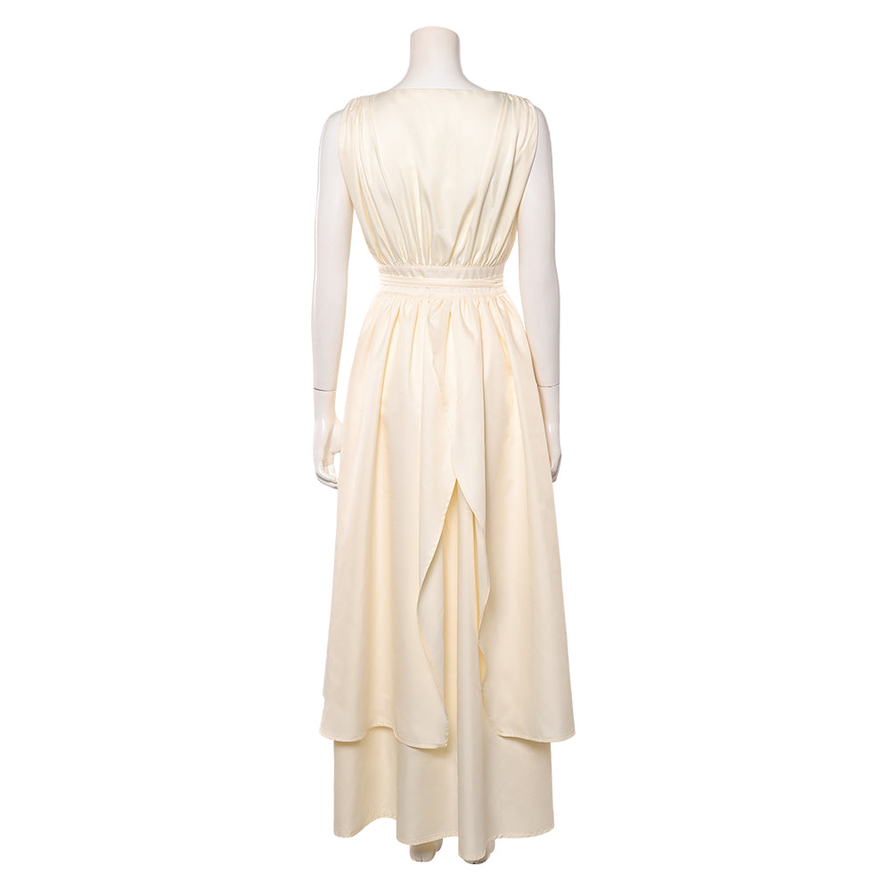 Cosplay Costume Athana The Odyssey(2026) Film Cosplay Robe Jaune Claire Femme