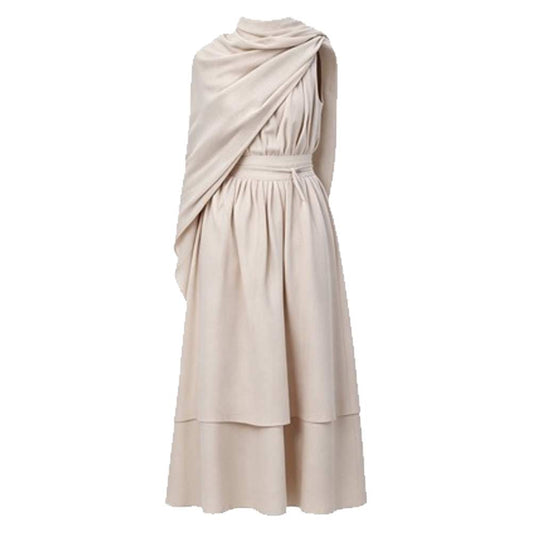 Cosplay Costume Athena The Odyssey(2026) Film Cosplay Robe Beige Femme