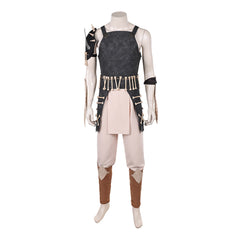 Cosplay Costume Baraka Mortal Kombat 2(2026) Film Cosplay Tenue Noire et Beige Homme