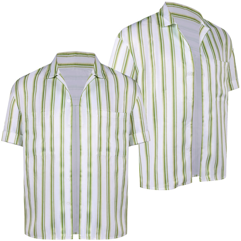 Cosplay Costume Bear Baron Bailey Obsession Film Cosplay Chemise Verte Homme
