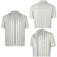 Cosplay Costume Bear Baron Bailey Obsession Film Cosplay Chemise Verte Homme
