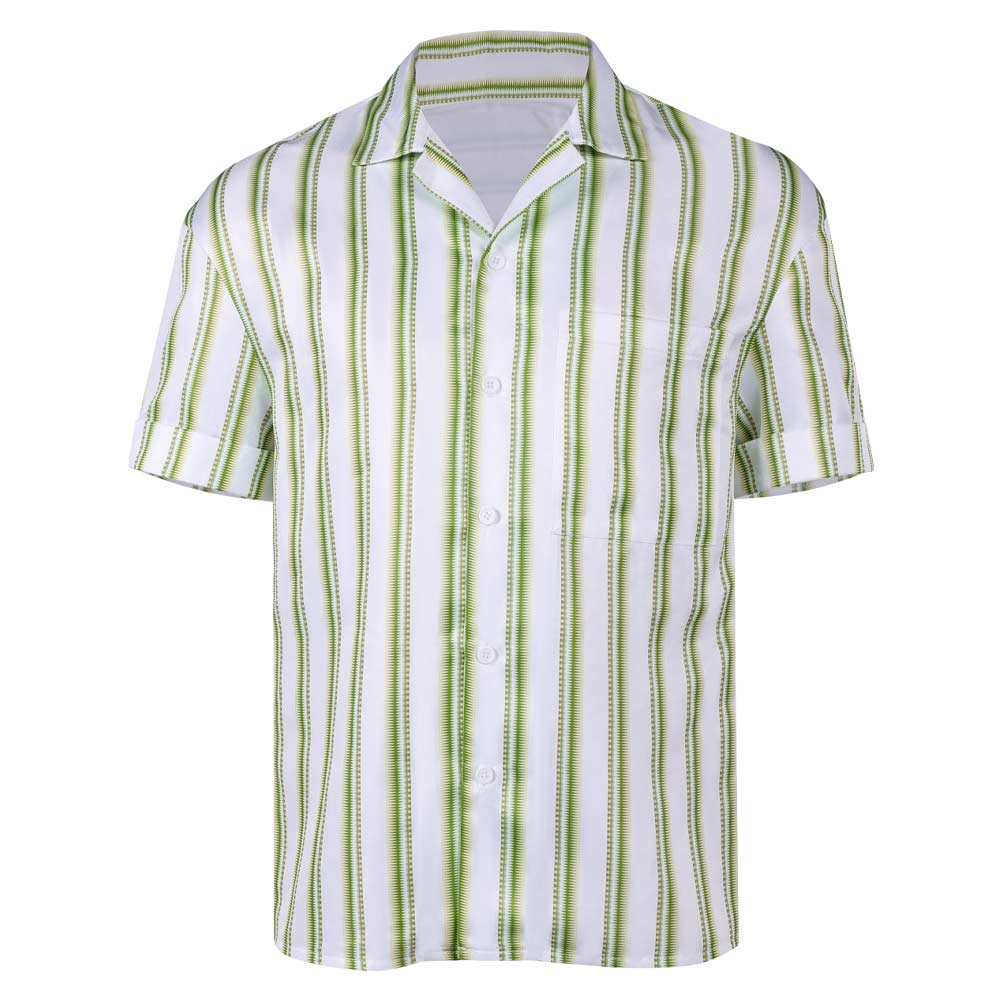 Cosplay Costume Bear Baron Bailey Obsession Film Cosplay Chemise Verte Homme
