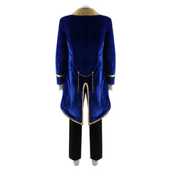 Cosplay Costume Beast La Belle et la Bête Film Cosplay Tenue Bleue et Noire Homme