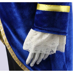 Cosplay Costume Beast La Belle et la Bête Film Cosplay Tenue Bleue et Noire Homme