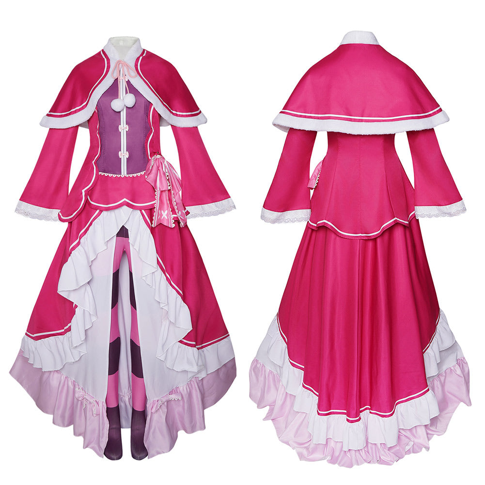 Cosplay Costume Beatrice RE0(2026) Anime Cosplay Tenue Rose Femme  