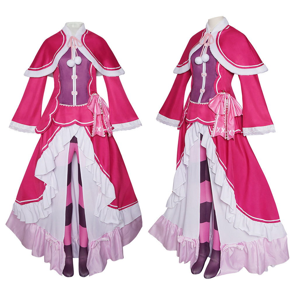 Cosplay Costume Beatrice RE0(2026) Anime Cosplay Tenue Rose Femme  