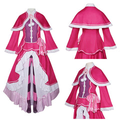 Cosplay Costume Beatrice RE0(2026) Anime Cosplay Tenue Rose Femme  