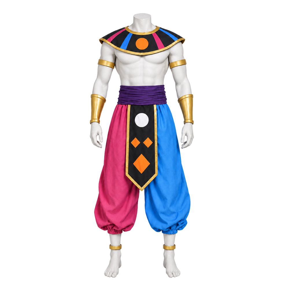 Cosplay Costume Belmod Dragon Ball Super: Beerus(2026) Anime Cosplay Tenue Bleue Homme