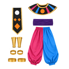 Cosplay Costume Belmod Dragon Ball Super: Beerus(2026) Anime Cosplay Tenue Bleue Homme