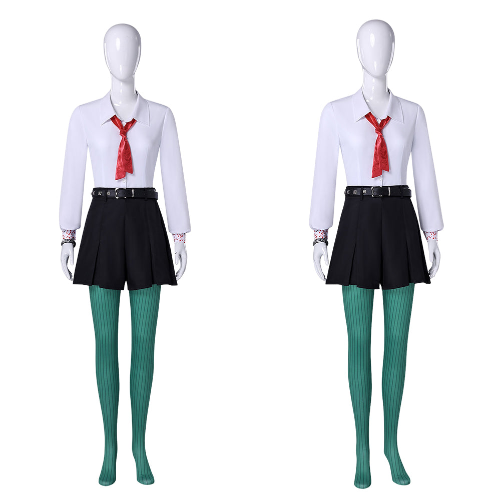 Cosplay Costume Billie Billie À la Croisée des Mondes(2026) Film Cosplay Tenue Noire et Blanche Femme