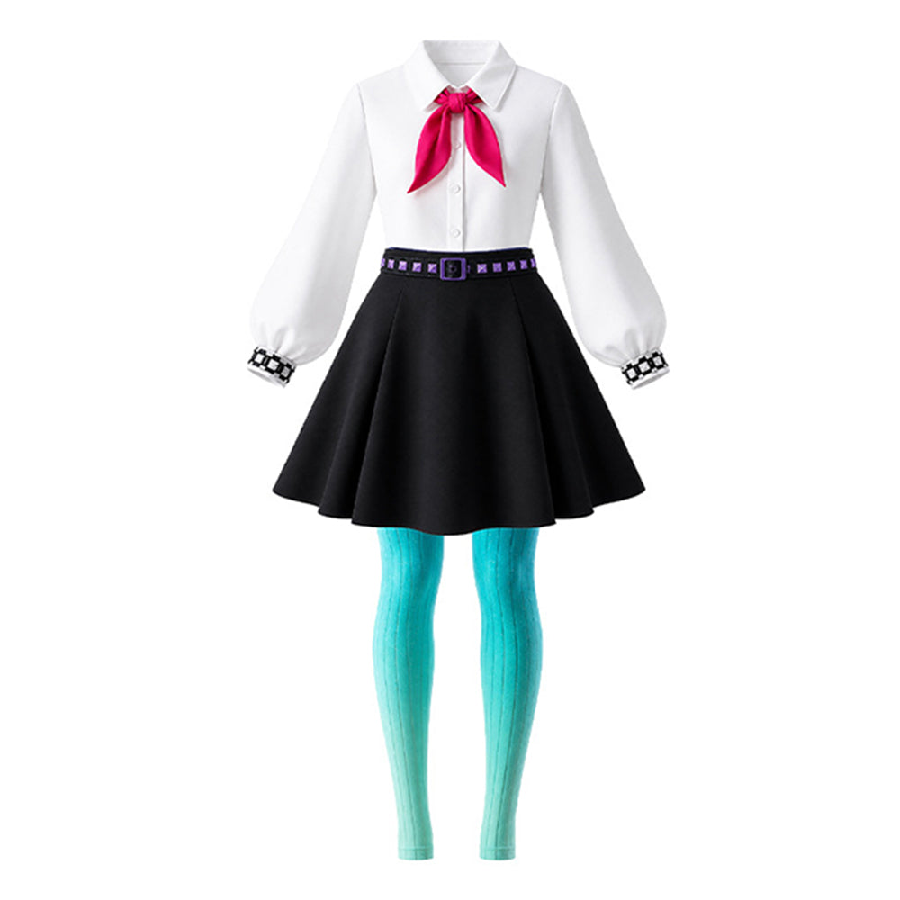 Cosplay Costume Billie Hexed(2026) Film Cosplay Tenue Noire et Blanche Enfant