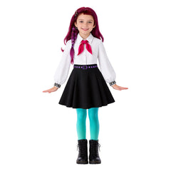 Cosplay Costume Billie Hexed(2026) Film Cosplay Tenue Noire et Blanche Enfant