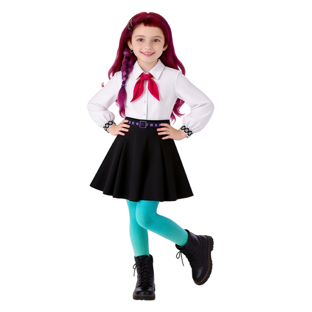 Cosplay Costume Billie Hexed(2026) Film Cosplay Tenue Noire et Blanche Enfant