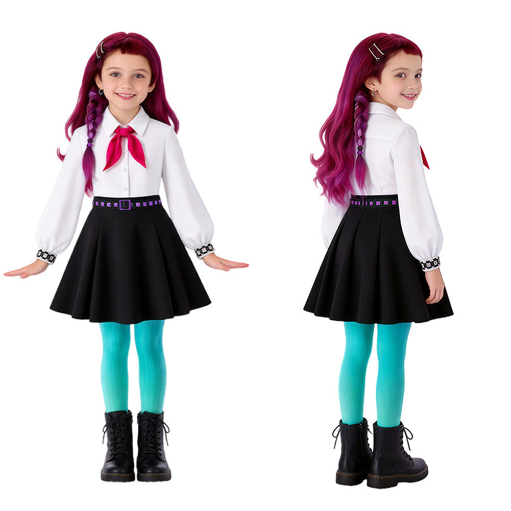 Cosplay Costume Billie Hexed(2026) Film Cosplay Tenue Noire et Blanche Enfant