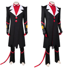 Cosplay Costume Blitzo Helluva Boss Saison 3(2026) TV Cosplay Tenue Noire Homme