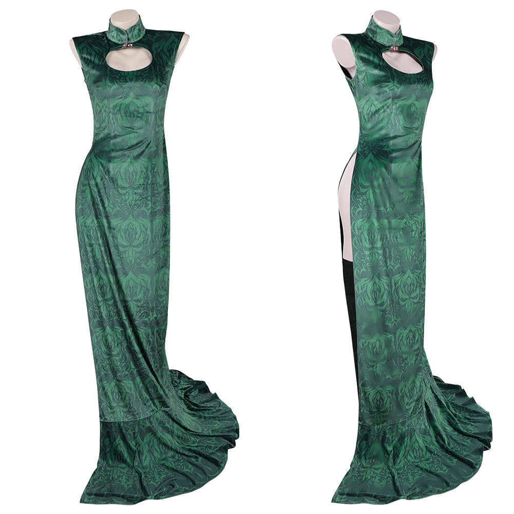 Cosplay Costume Boa Hancock One Piece: Heroines(2026) Anime Cosplay Robe Verte Femme