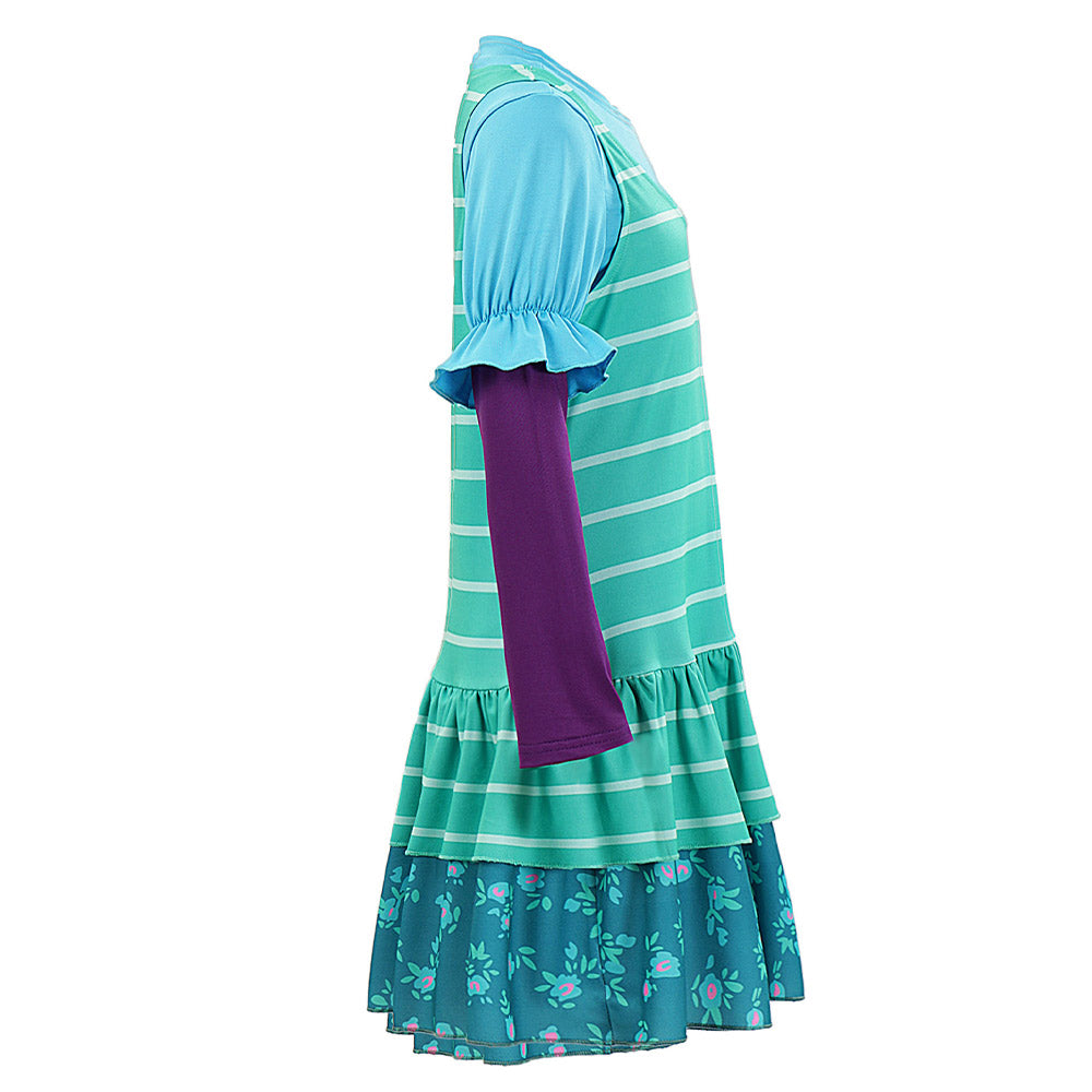 Cosplay Costume Bonnie Film Cosplay Robe Bleue et Violette Femme