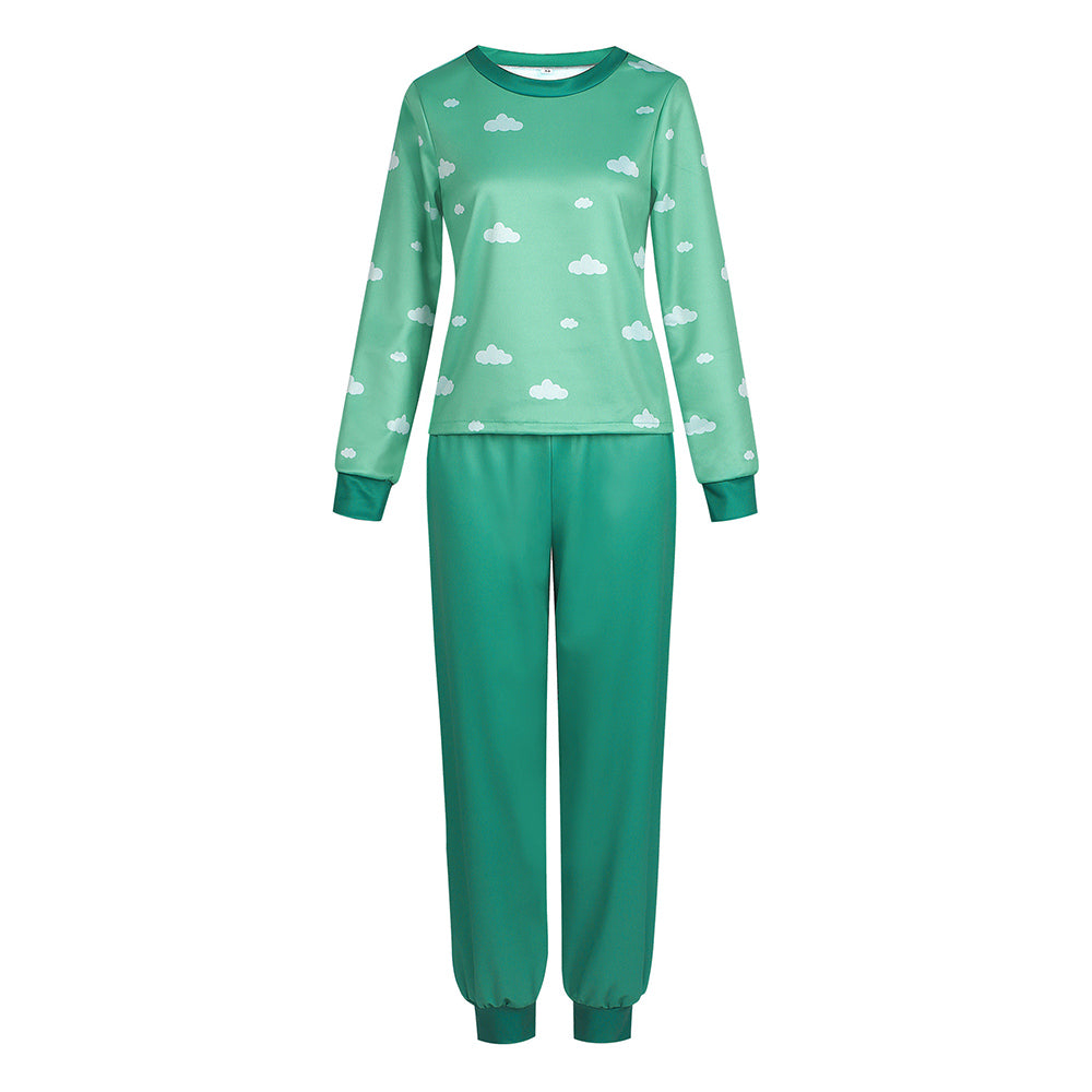 Cosplay Costume Bonnie Film Cosplay Tenue Verte Femme