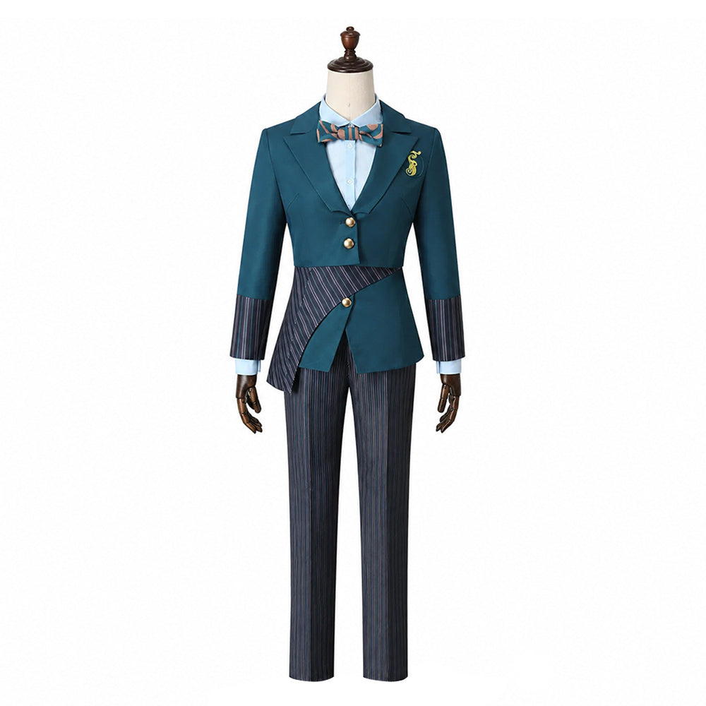 Cosplay Costume Boq Wicked Film Cosplay Tenue Verte et Grise Homme