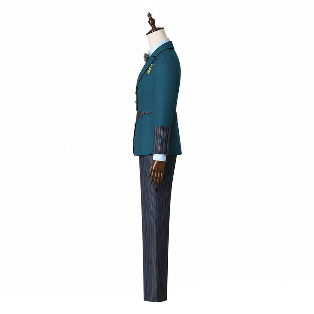 Cosplay Costume Boq Wicked Film Cosplay Tenue Verte et Grise Homme