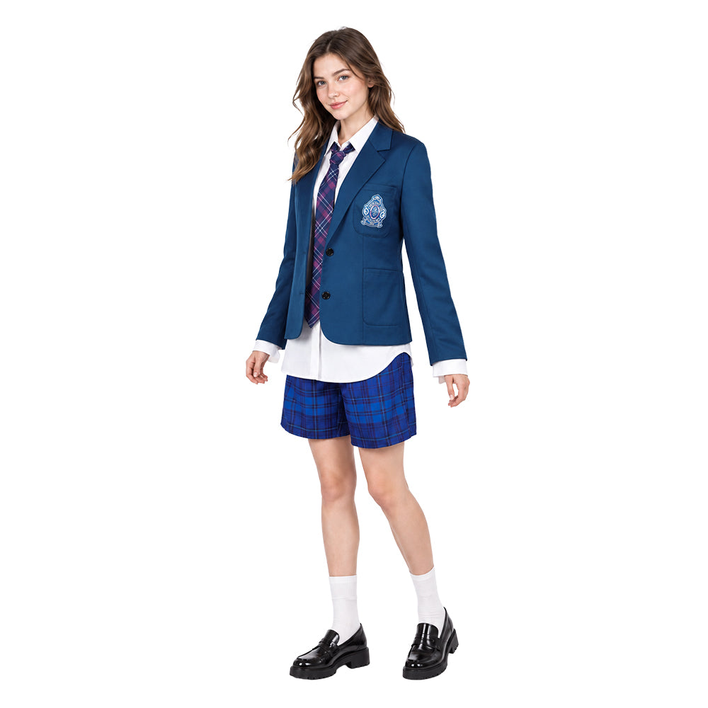 Cosplay Costume Briar Coven Academy(2026) TV Cosplay Uniforme Bleu Femme