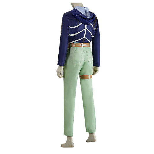 Cosplay Costume Caiman Doro He Doro 2(2026) Anime Cosplay Tenue Bleue et Verte Homme