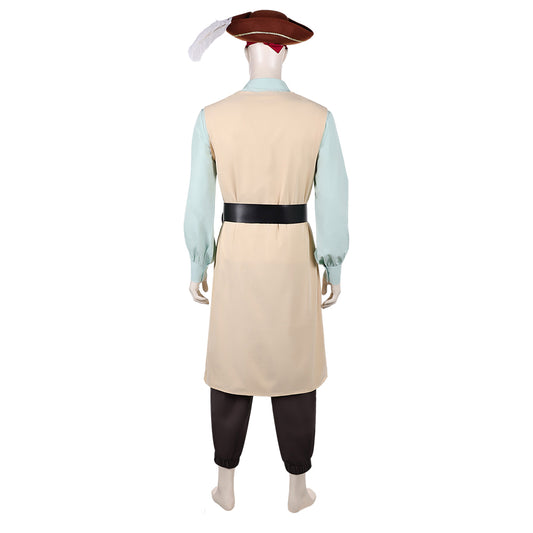 Cosplay Costume Captain Clark Backrooms(2026) Film Cosplay Tenue Beige et Verte Homme