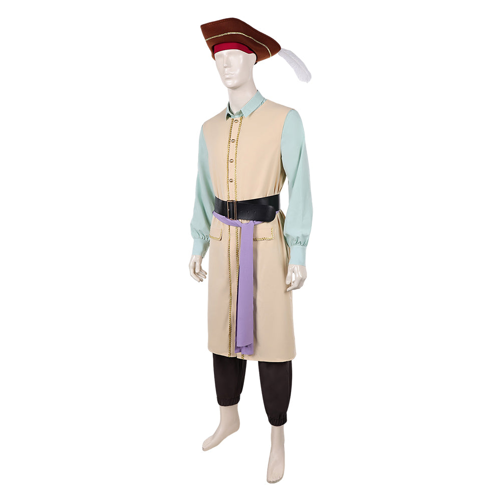 Cosplay Costume Captain Clark Backrooms(2026) Film Cosplay Tenue Beige et Verte Homme